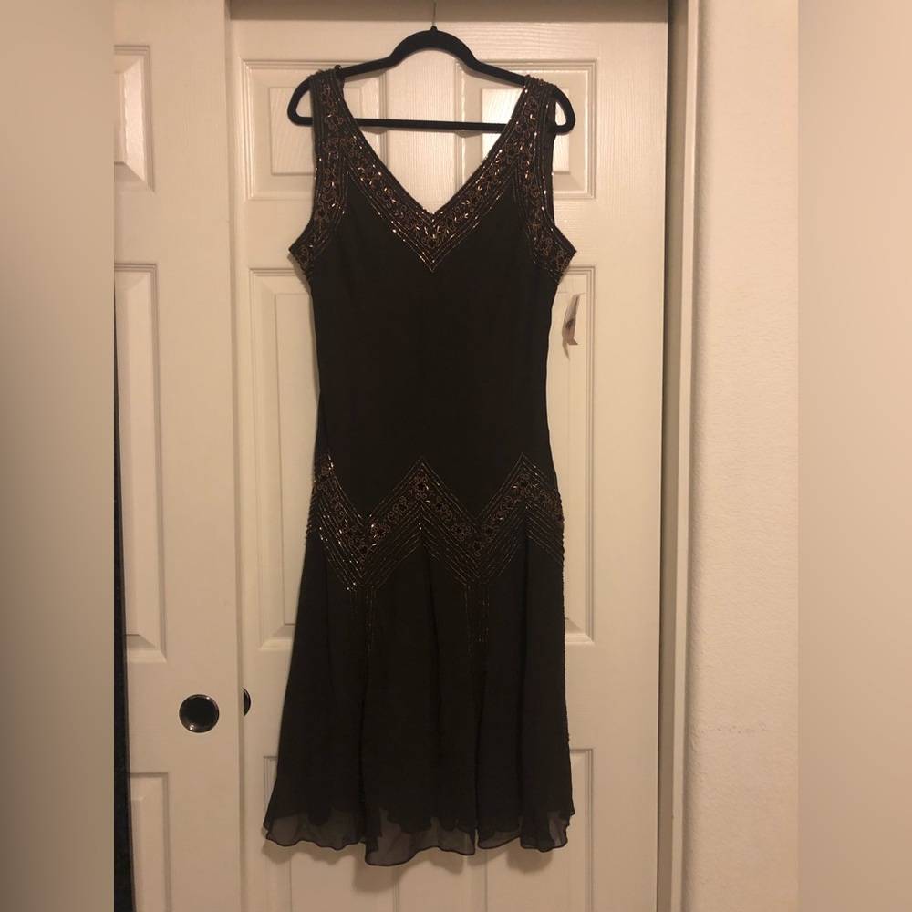 DRESS BARN beaded dress size 16W
